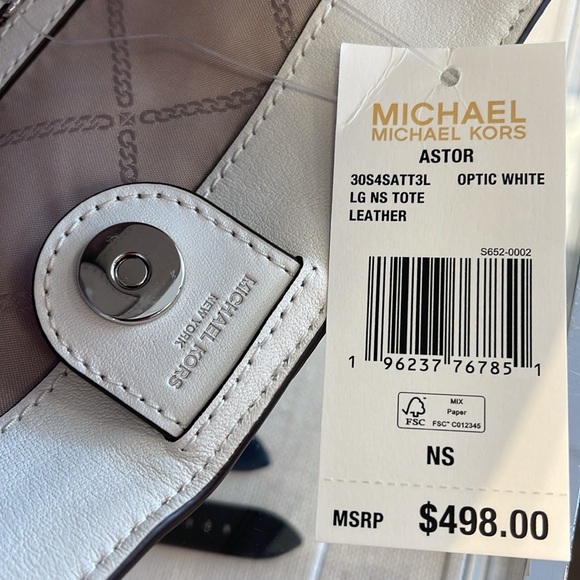 Michael Kors Astor Large Studded Leather - Picture 2 of 14